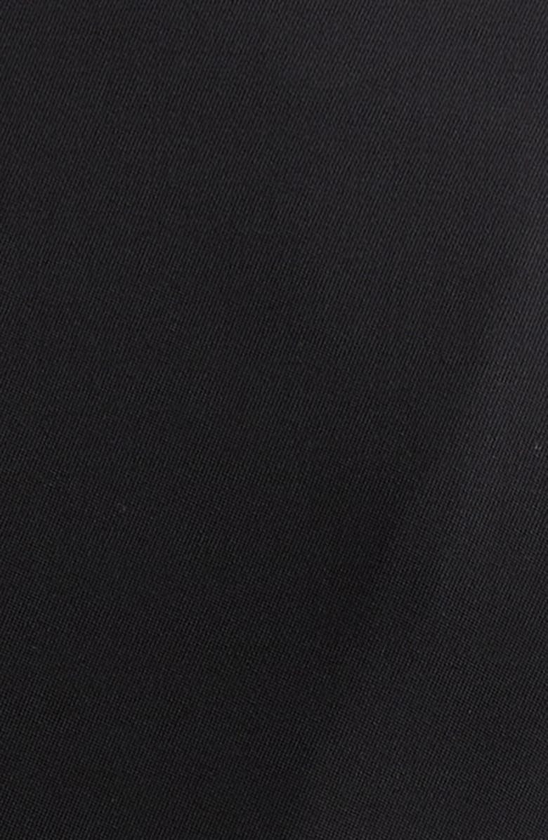 Dolce&Gabbana Double Breasted Wool & Silk Blend Gabardine Jacket, Alternate, color, N0000 Nero