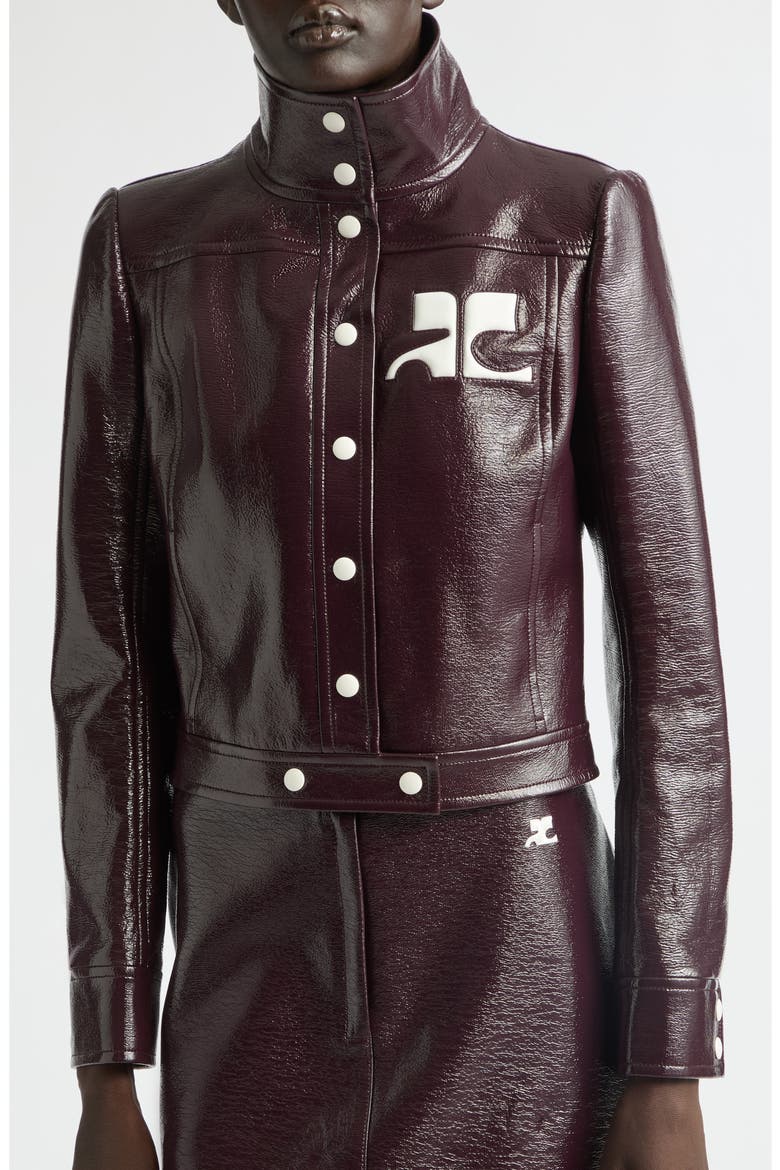 Re-Edition Vinyl Jacket, Alternate, color, BURNT RED