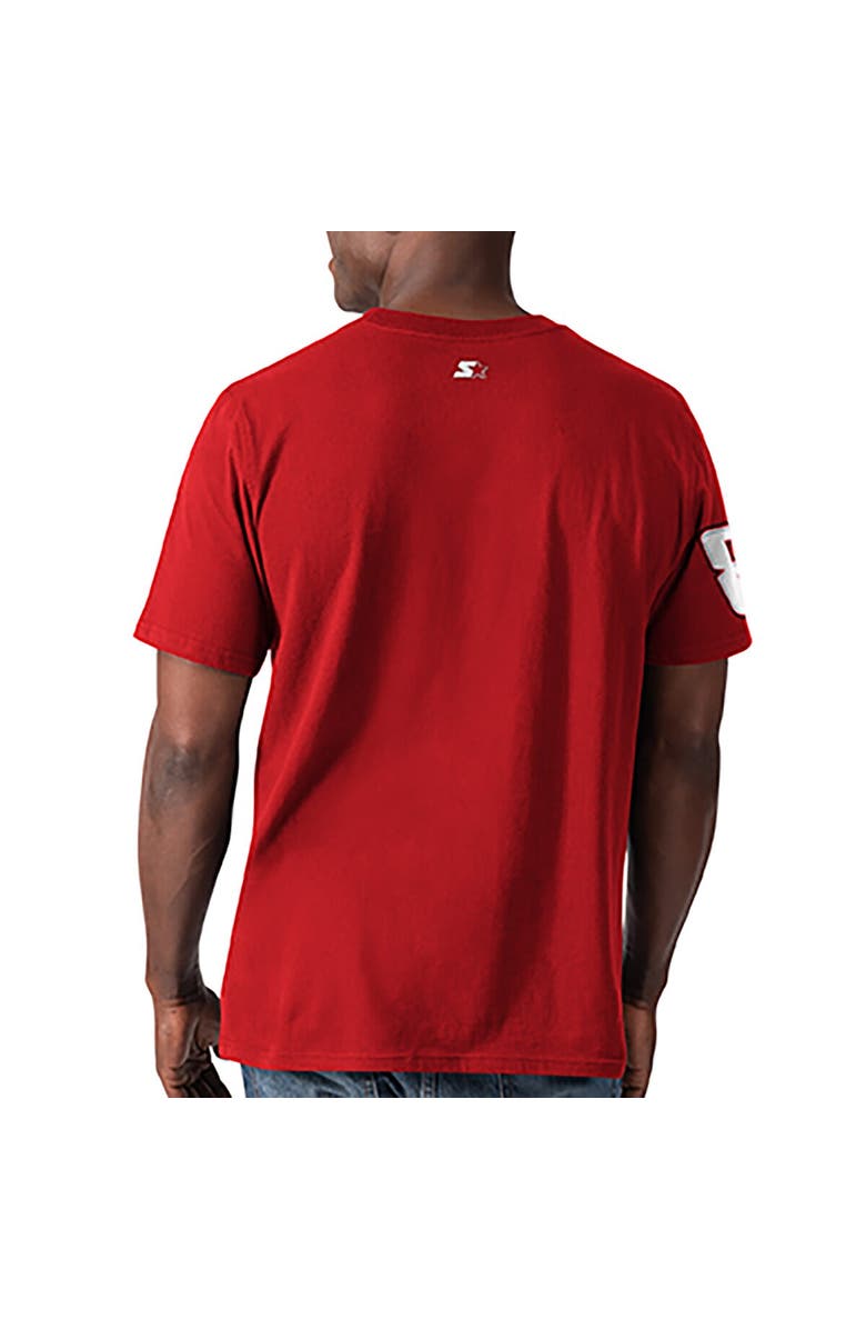 STARTER Men's Starter Red Kyle Busch Special Teams T-Shirt, Alternate, color, Red