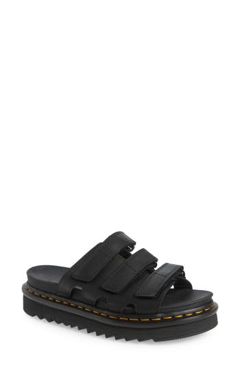 Dr. Martens Raine Slide Sandal In Black