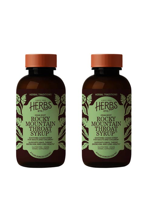 Rocky Mountain Throat Syrup, Throat & Lung Support, 8 fl oz