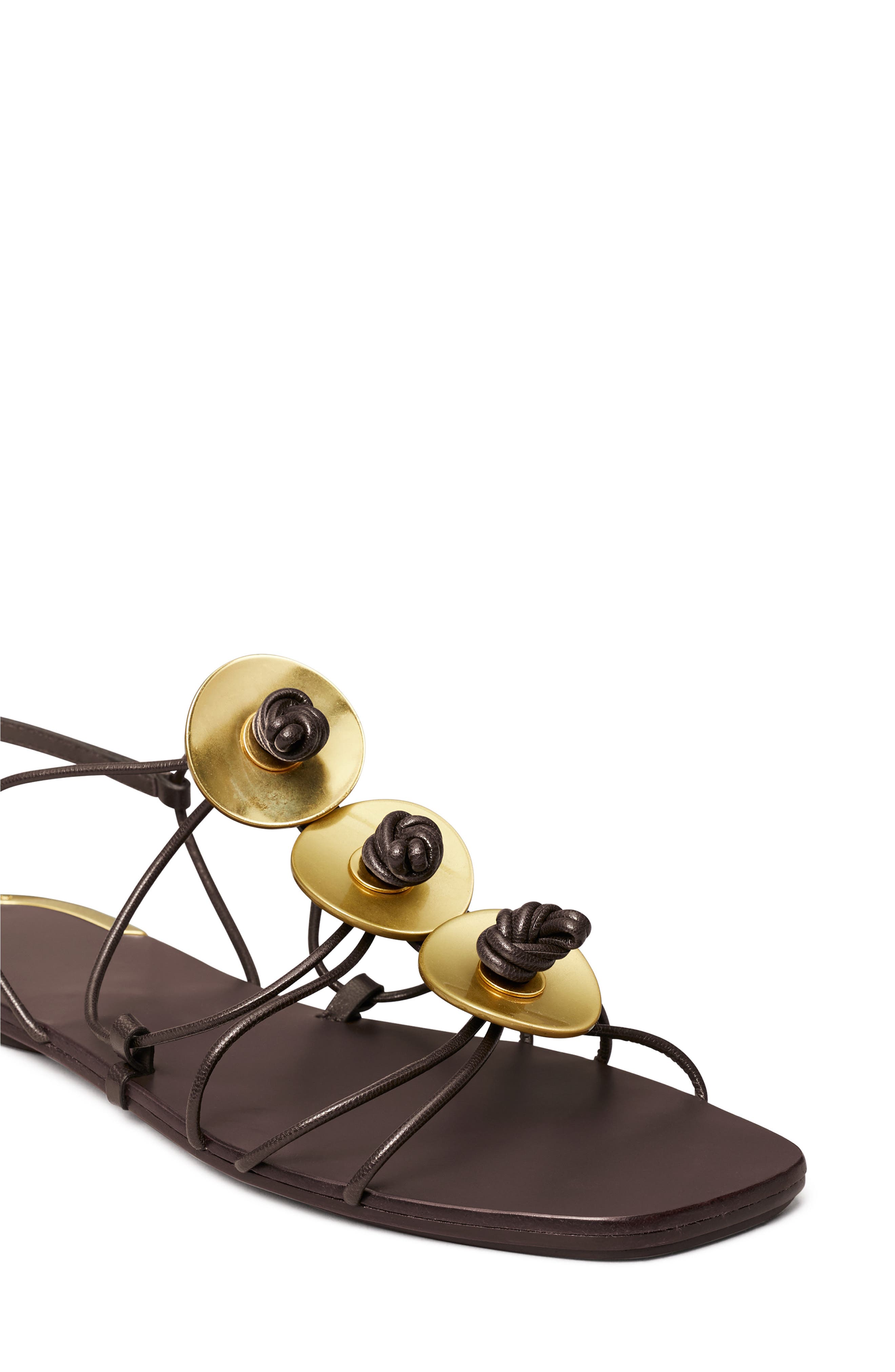 Tory Burch Knotted Slide Sandal, Alternate, color, 