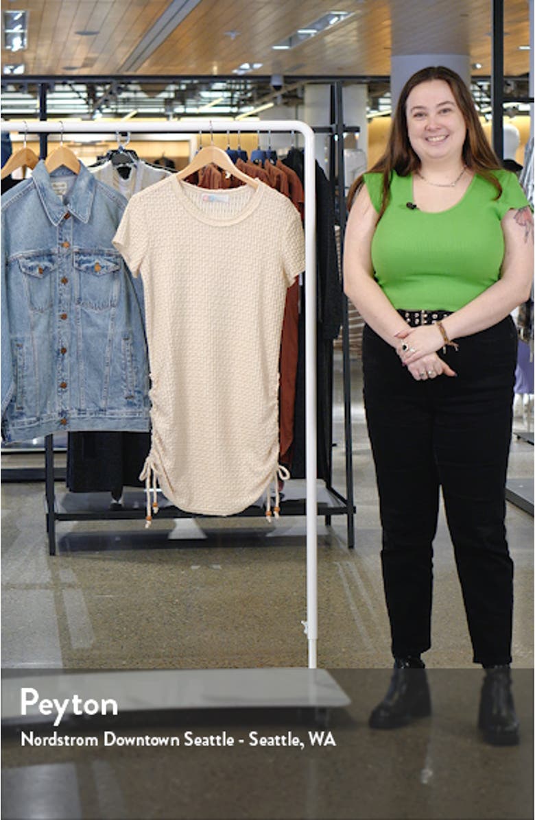 free-est Tate Side Tie Minidress, sales video thumbnail