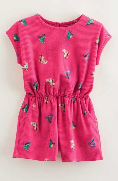 Kids' Print Rib Romper (Toddler, Little Kid & Big Kid)