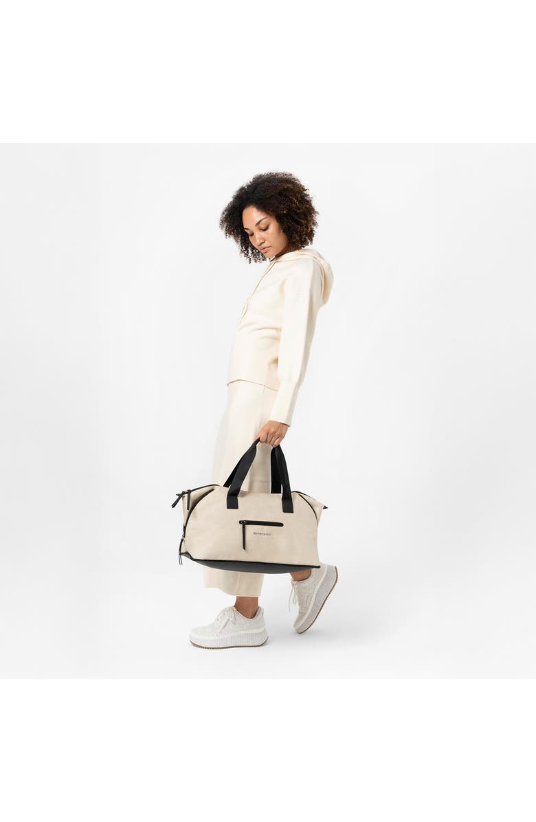 Sherpani Boston Anti Theft Travel Tote Bag with Removable Shoe Compartment, Alternate, color, Straw - Pro