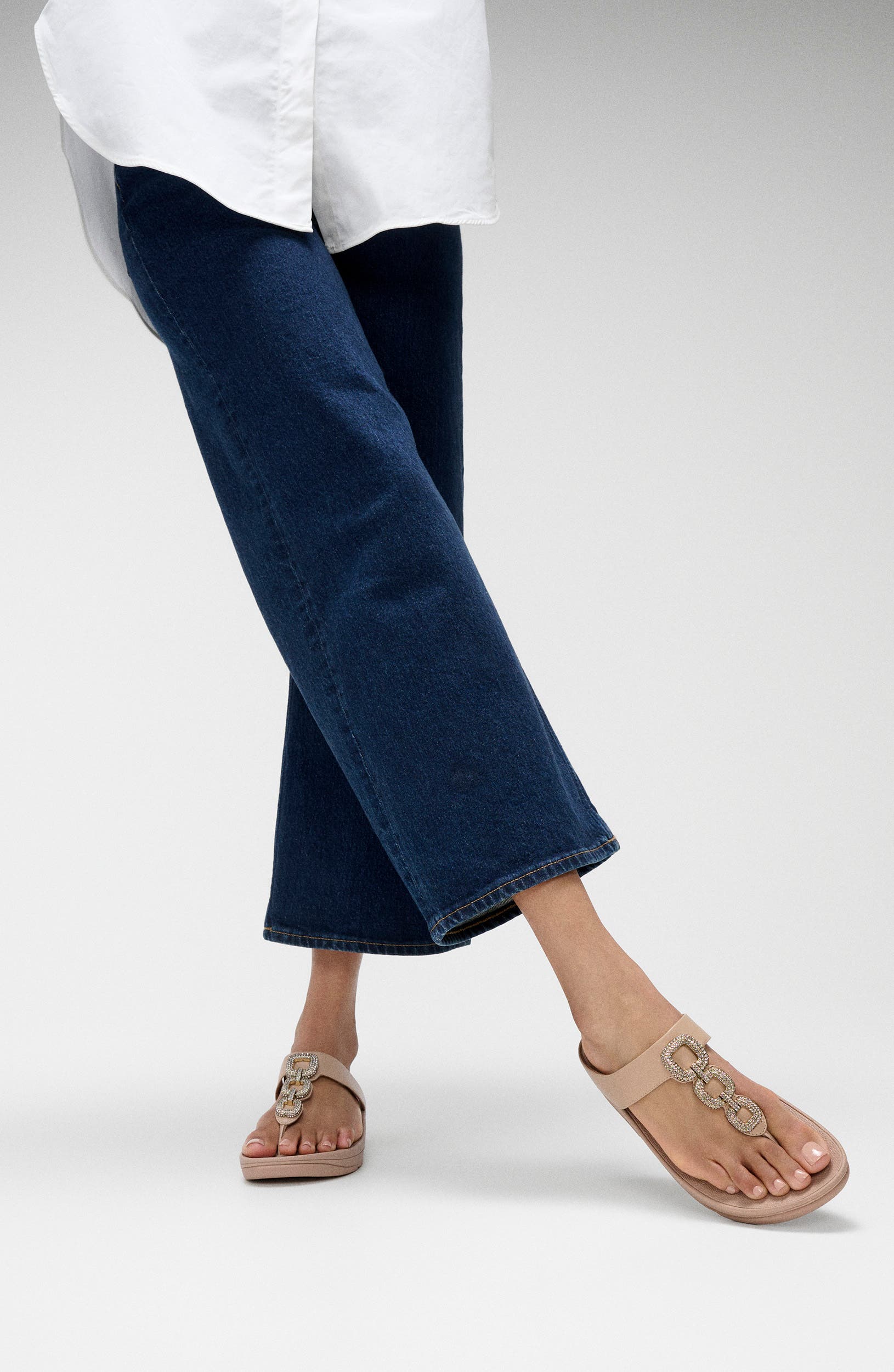 Fino Platform Wedge Flip Flop, Alternate, color, CLASSIC BEIGE