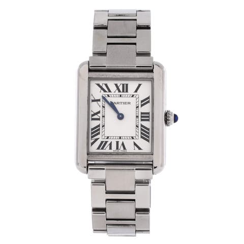 Tank Solo Quartz Watch Stainless Steel 24