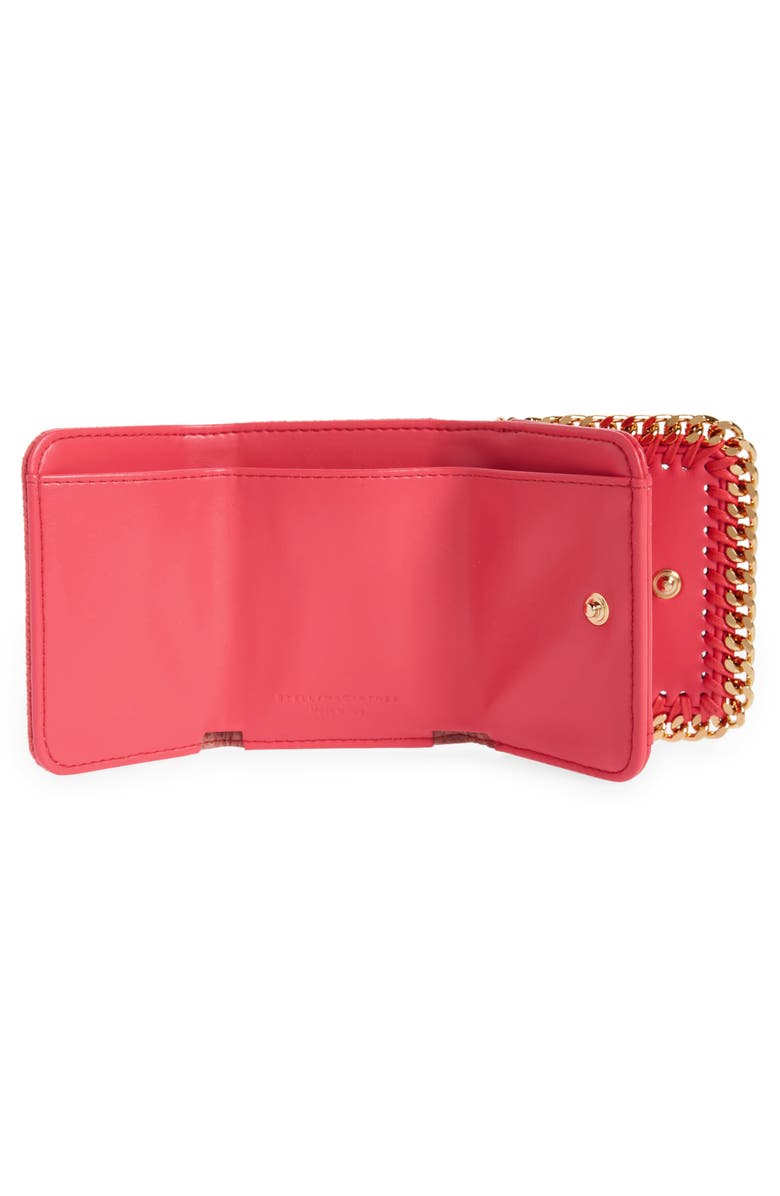 Stella McCartney Small Falabella Faux Leather Wallet, Alternate, color, 
