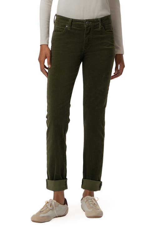 Catherine Stretch Cotton Corduroy Boyfriend Pants