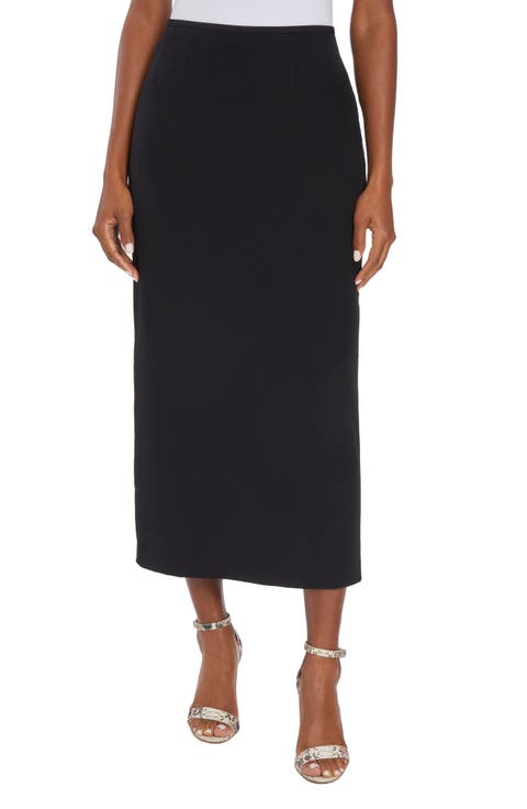 Stretch Midi Skirt
