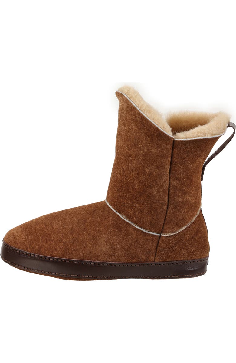 Ross & Snow Gemma Genuine Shearling Slipper Bootie, Alternate, color,