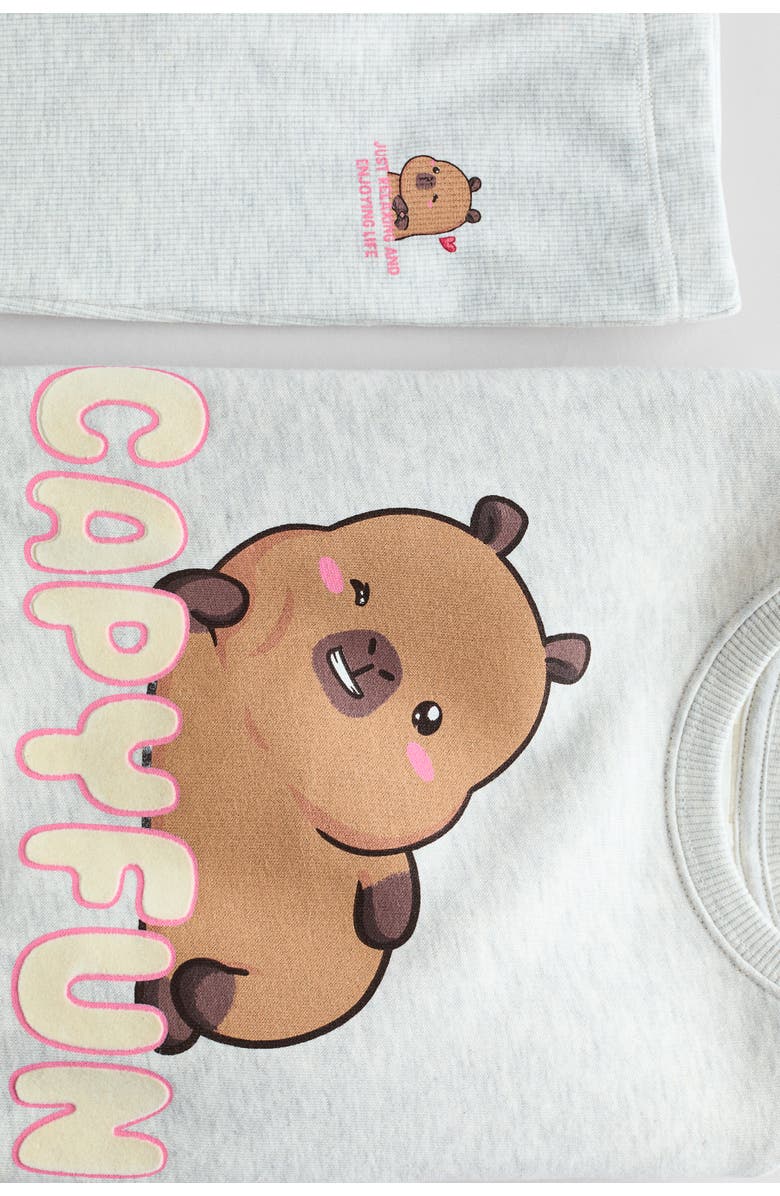 H&M 2-piece Print-motif Set, Alternate, color, 