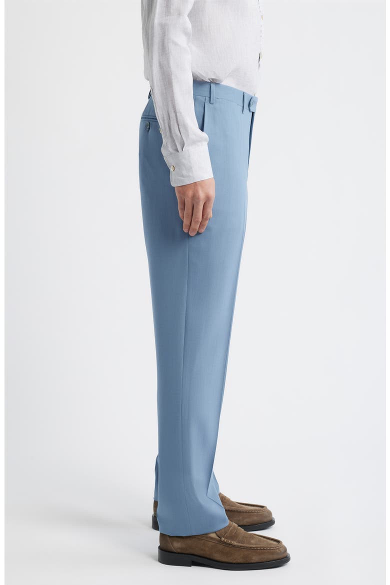 Trim Fit Impeccabile Wool Suit Pants, Alternate, color, LIGHT BLUE