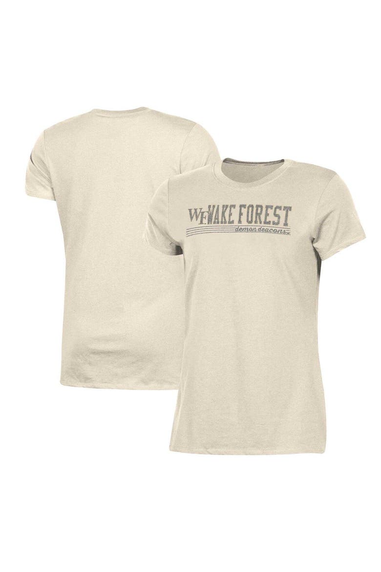 Women's Champion Cream Wake Forest Demon Deacons Classic T-Shirt, Main, color, Cream