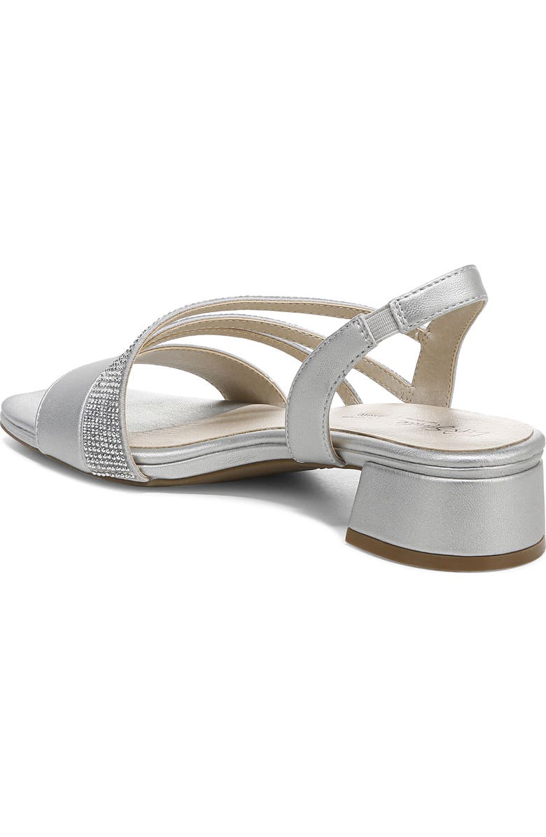 LifeStride Joy Strappy Sandal, Alternate, color, Silver