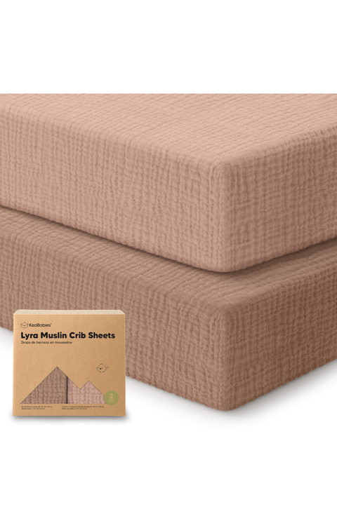 2-Pack Lyra Muslin Crib Sheets