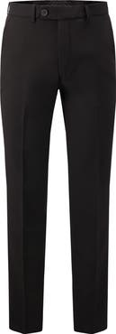 Victor Emmanuel Vince Flat Front Stretch Dress Pants