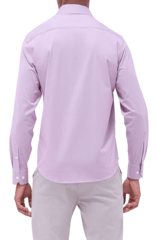 Bugatchi Jimmy Ooohcotton® Solid Button-up Shirt In Dusty Pink