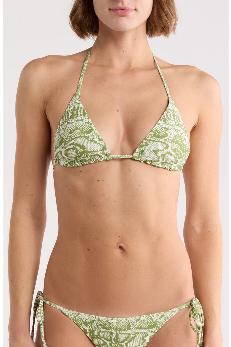 Balmy Bikini Top, Main, color, GREEN