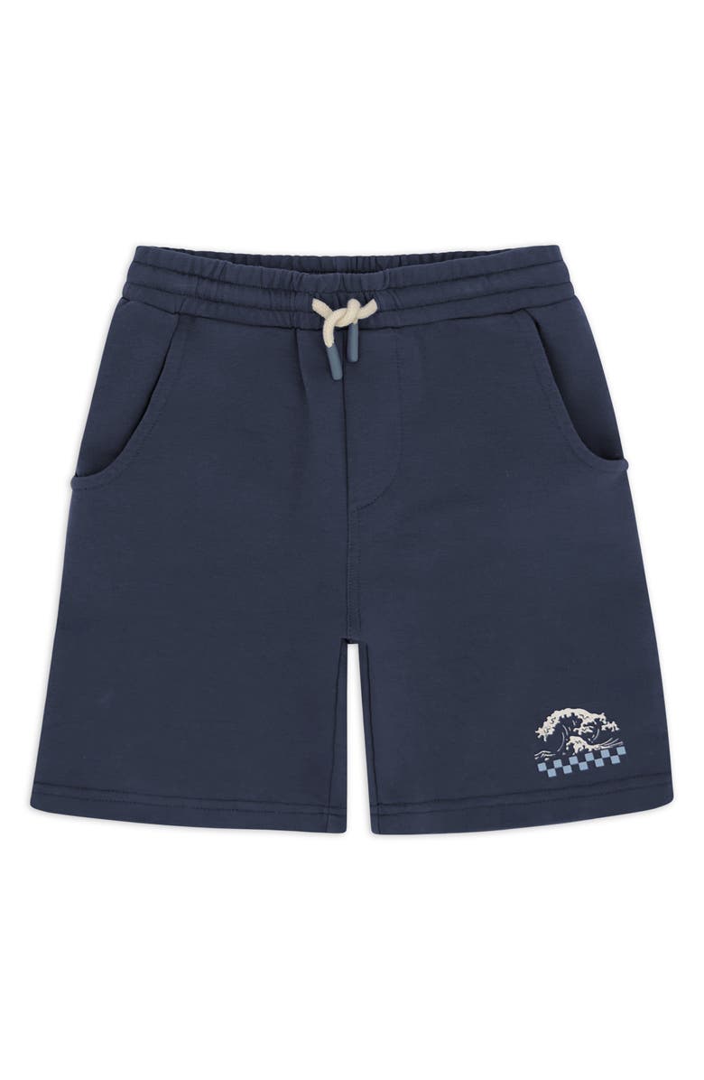 Feather 4 Arrow Kids' Lowtide Stretch French Terry Sweat Shorts, Main, color, Dusty Navy