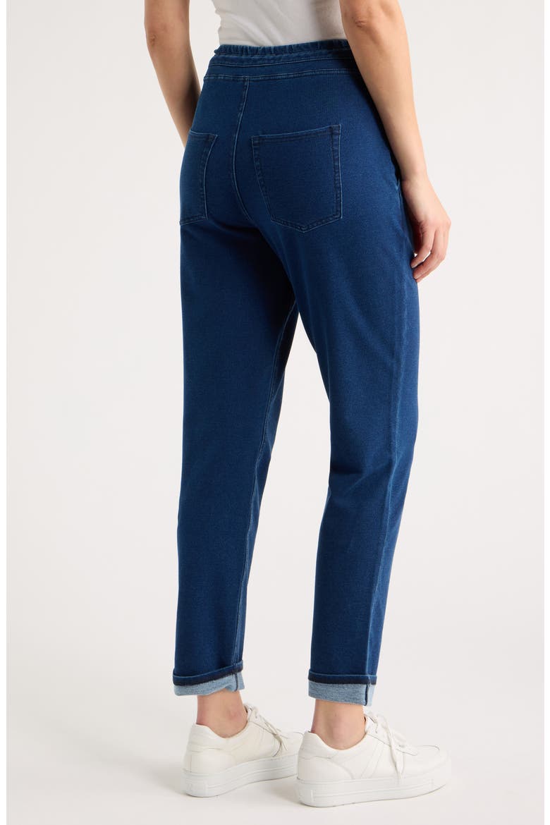 Drawstring Denim Joggers, Alternate, color, MEDIUM WASH