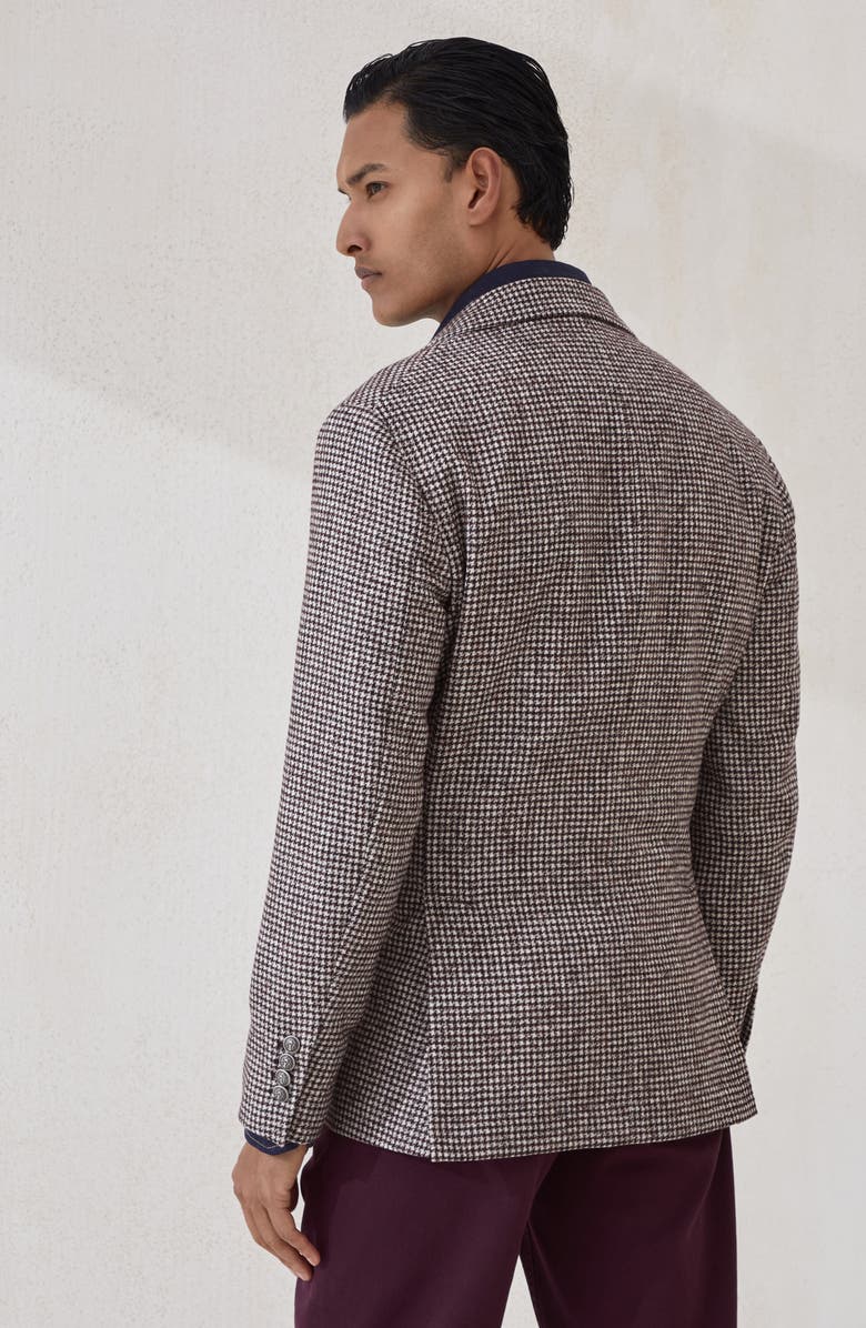 Brunello Cucinelli Blazer with metal buttons, Alternate, color, Brown