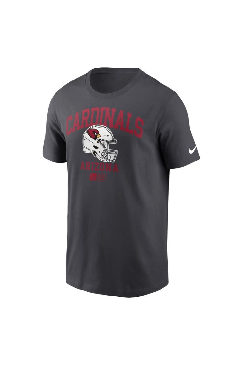 Men's Nike Anthracite Arizona Cardinals Helmet Essential T-Shirt, Alternate, color, Anthracite