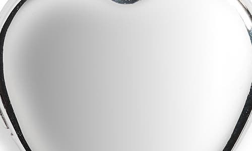 Argento Vivo Sterling Silver Heart Locket Necklace In Silver