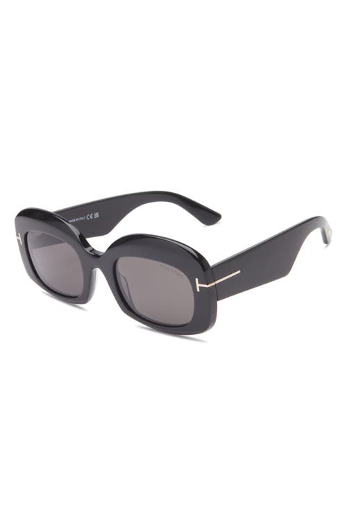Tom Ford 53mm Square Sunglasses In Black