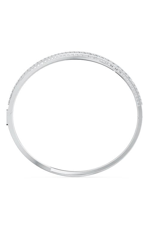 Swarovski Hyperbola Bangle In Silver