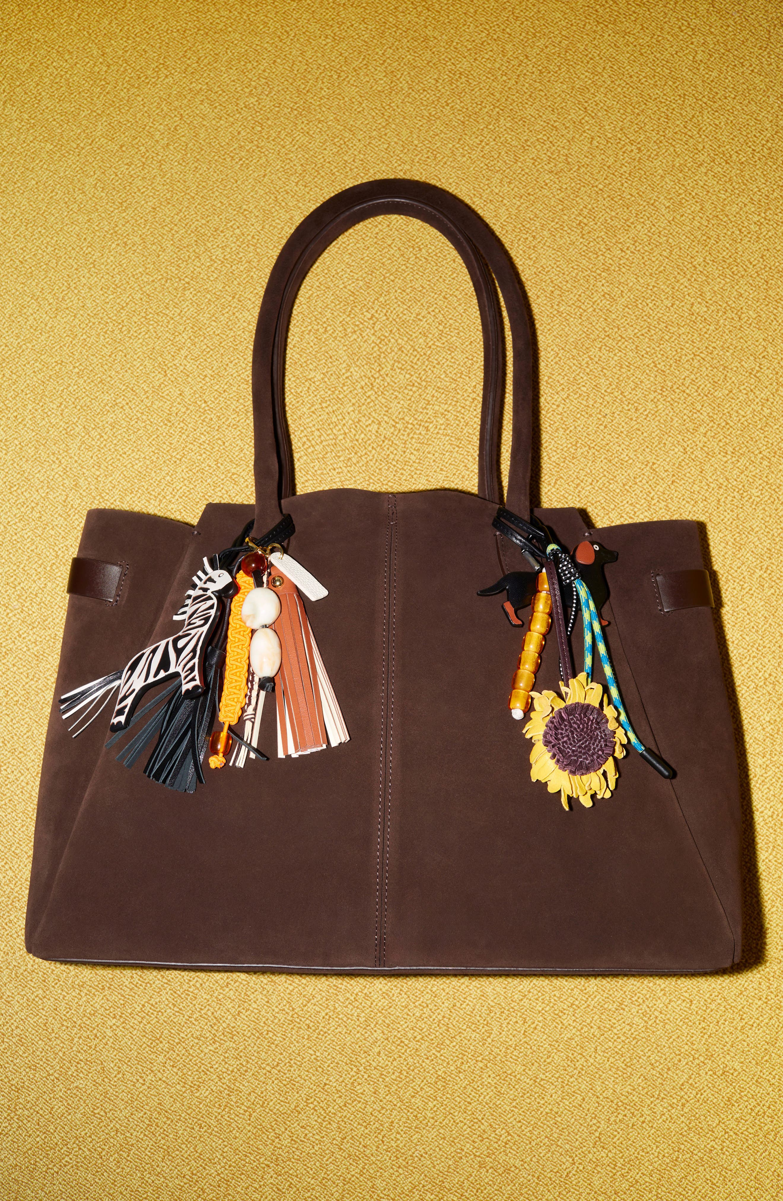& Other Stories Large Suede Tote Bag, Alternate, color, 