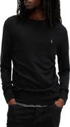 AllSaints Mode Merino Wool Crewneck Sweater
