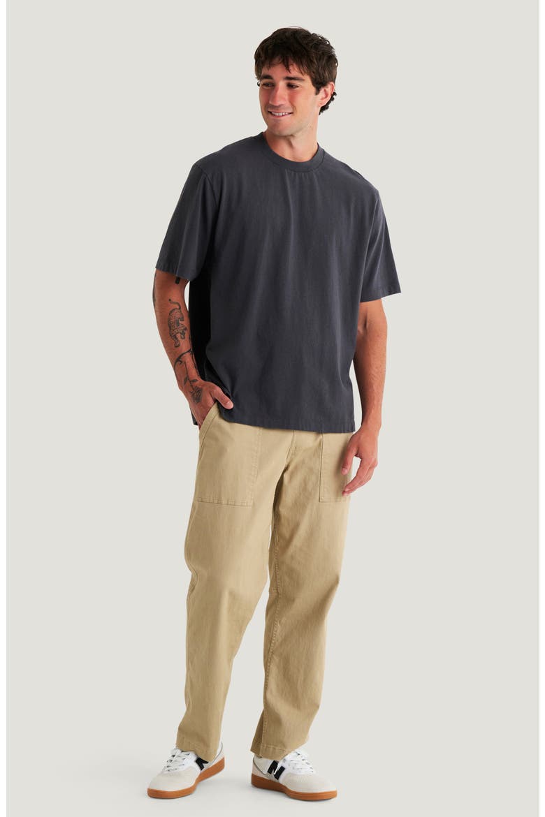 Heavy Cotton Relaxed T-Shirt, Alternate, color, ANTHRACITE