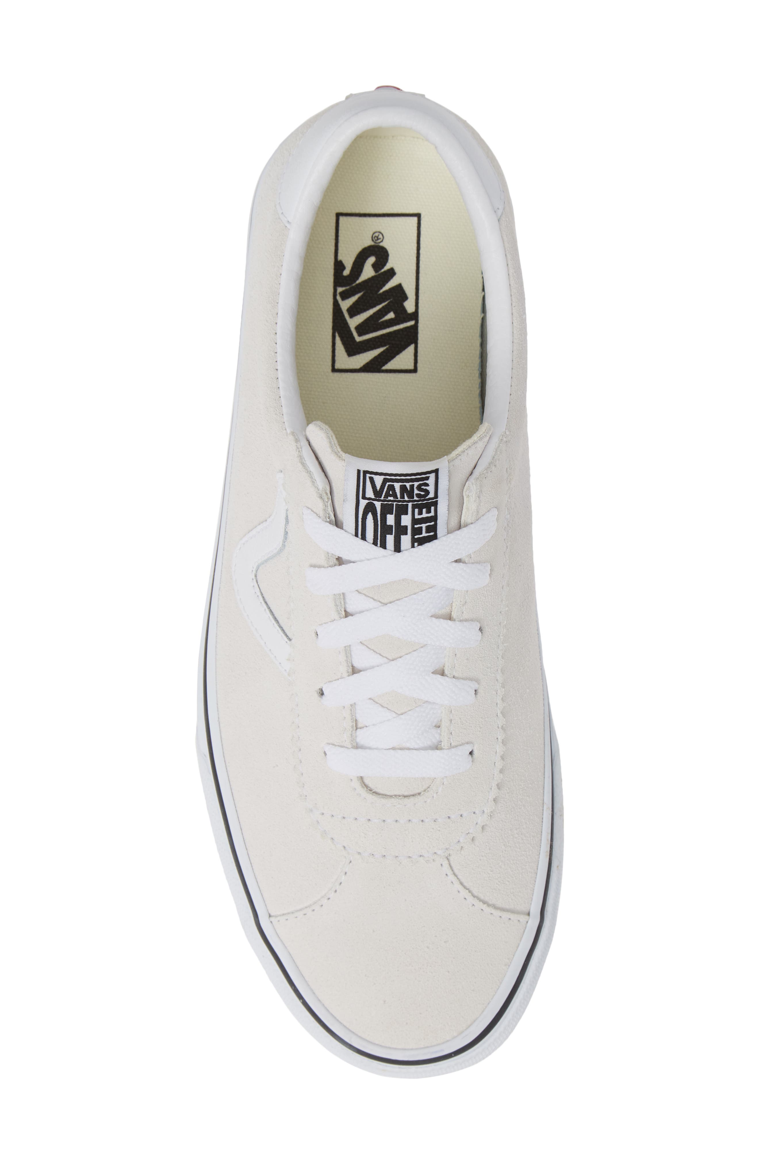 Sport Sneaker, Alternate, color, WHITE SUEDE