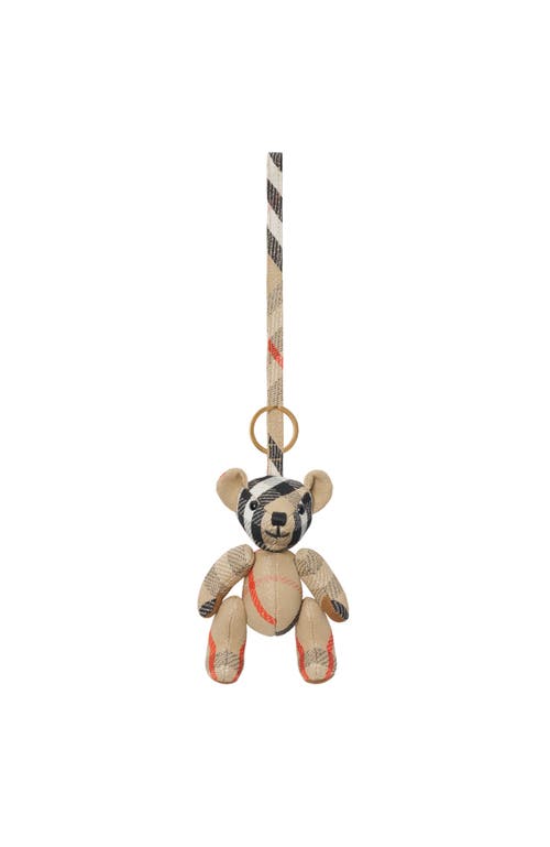Burberry Thomas Bear Charm In Sand
