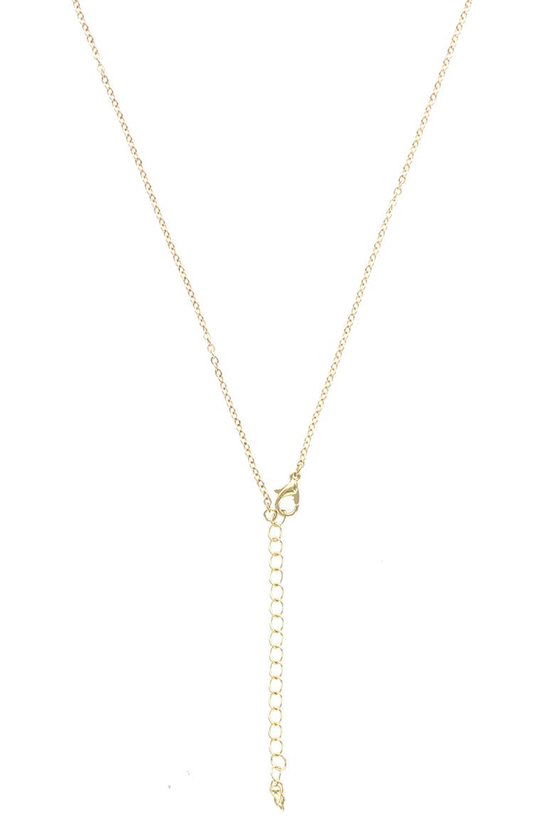 Tassel Pendant Necklace, Alternate, color, GOLD / TURQUOISE