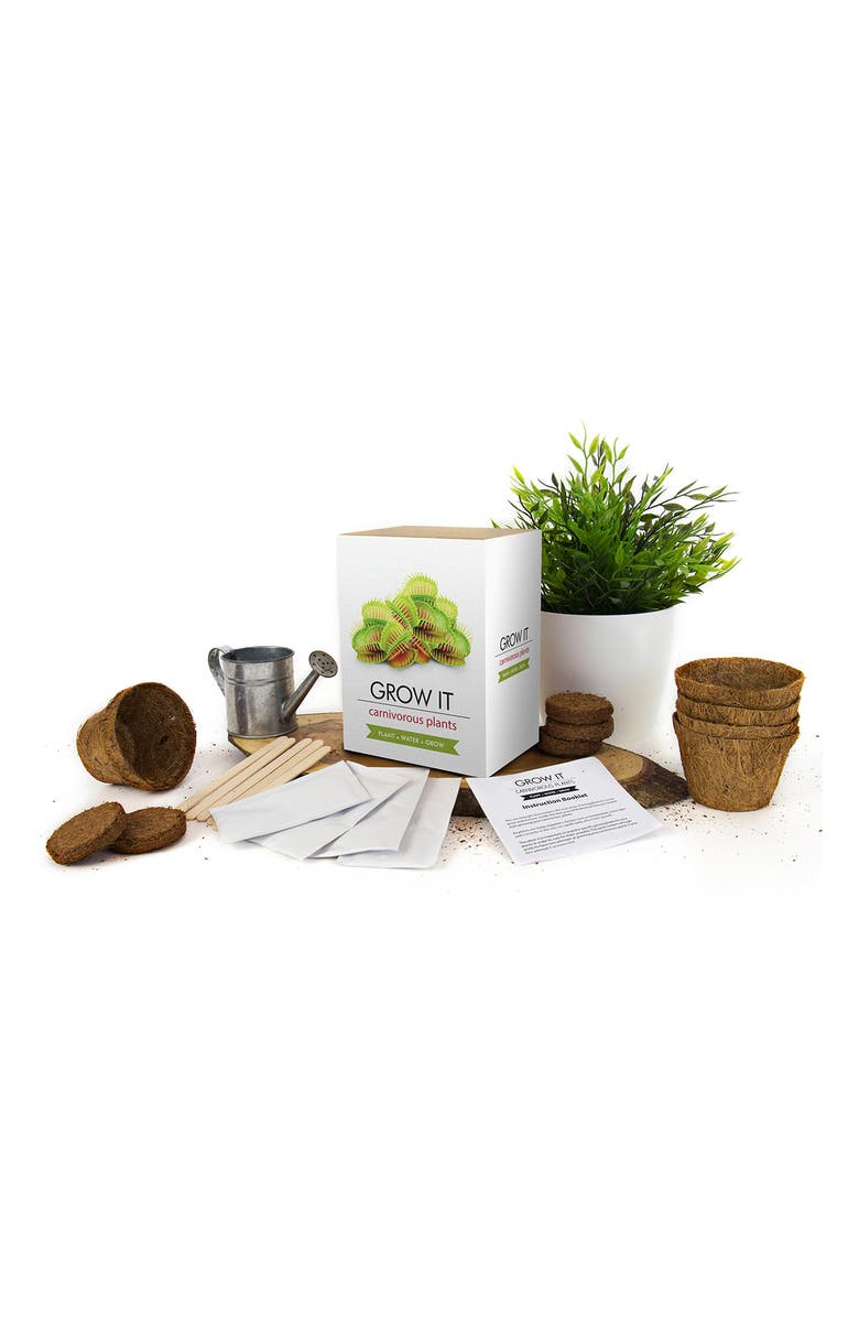 GIFT REPUBLIC Canivorous Plant Grow Kit, Main, color, 