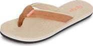 FLOOPI Textured Flip Flop Sandal