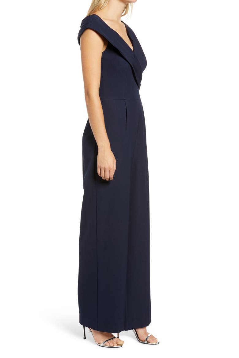 Off the Shoulder Jumpsuit, Alternate, color, NAVY