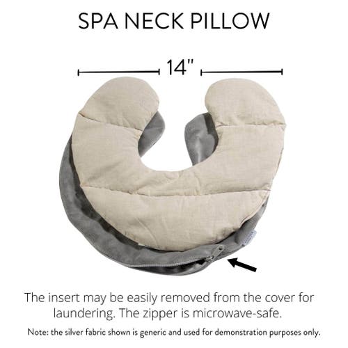 Sonoma Lavender Eucalyptus Neck Pillow In Silver Fox