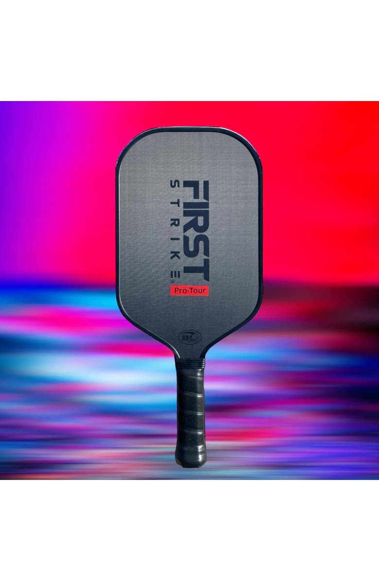 First Strike Pickleball LLC Pro Tour Pickleball Paddle 16 mm, Alternate, color, Black