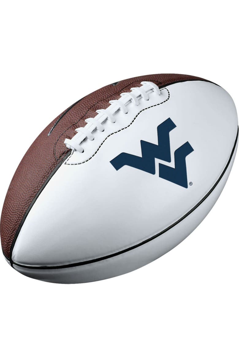 West Virginia Mountaineers Autographic Football, Main, color, Brown