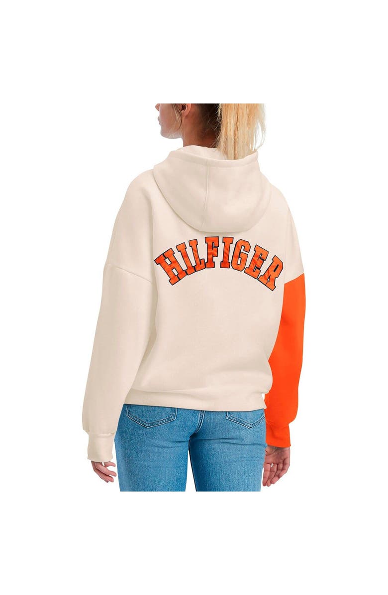 Tommy Hilfiger Women's Tommy Hilfiger Cream/Orange Denver Broncos Harriet Pullover Hoodie, Alternate, color, Cream