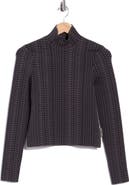 Marc Jacobs Monogram Knit Mockneck Top