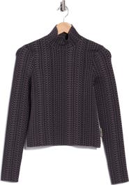 Marc Jacobs Monogram Knit Mockneck Top