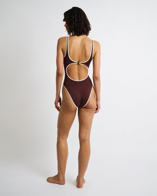 Onia Arya One Piece In Rum/egret
