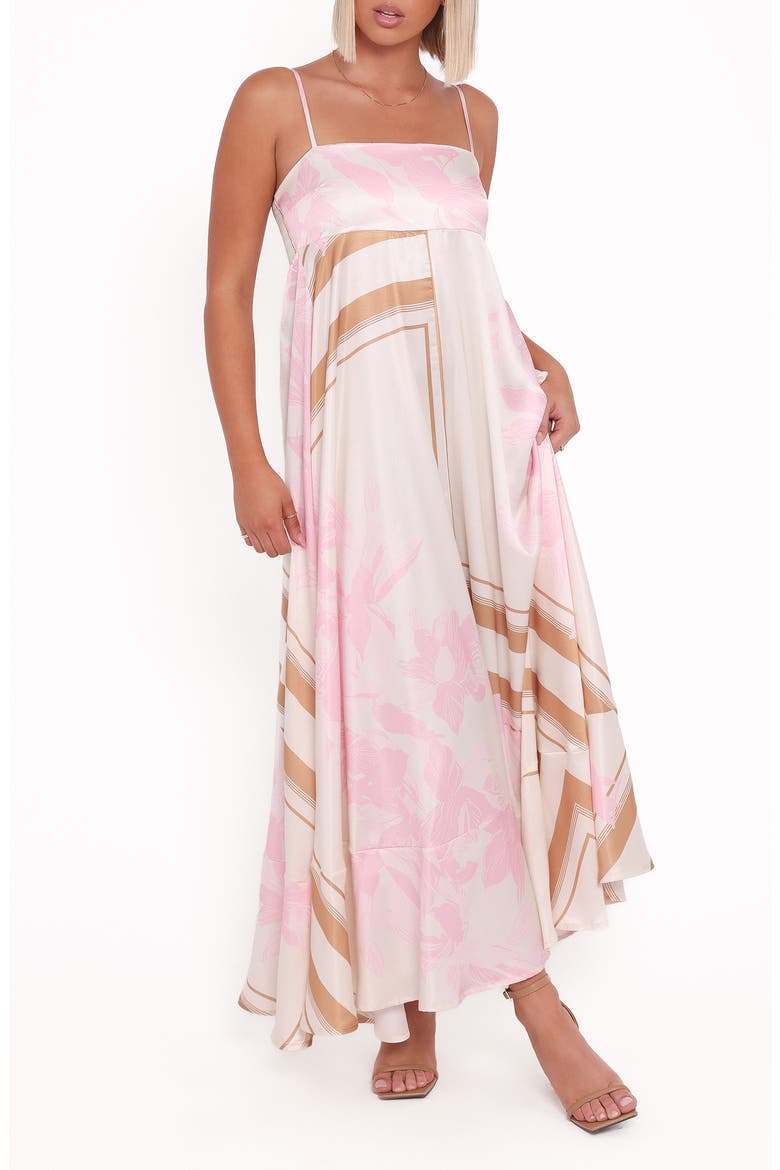 Elanor Print Sleeveless Maxi Dress, Main, color, PINK PRINT