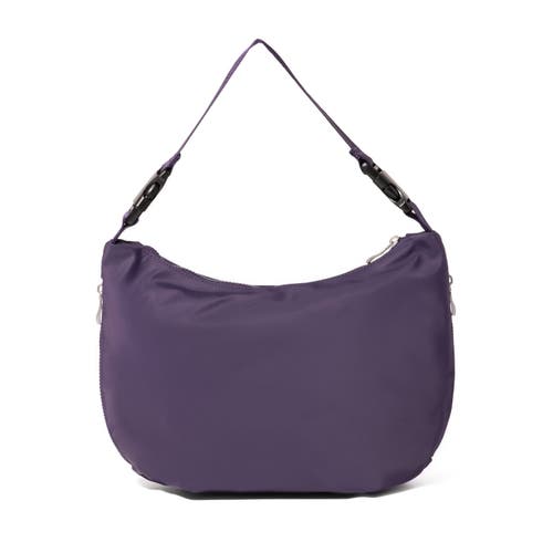 Baggallini Crescent Convertible Hobo In Purple