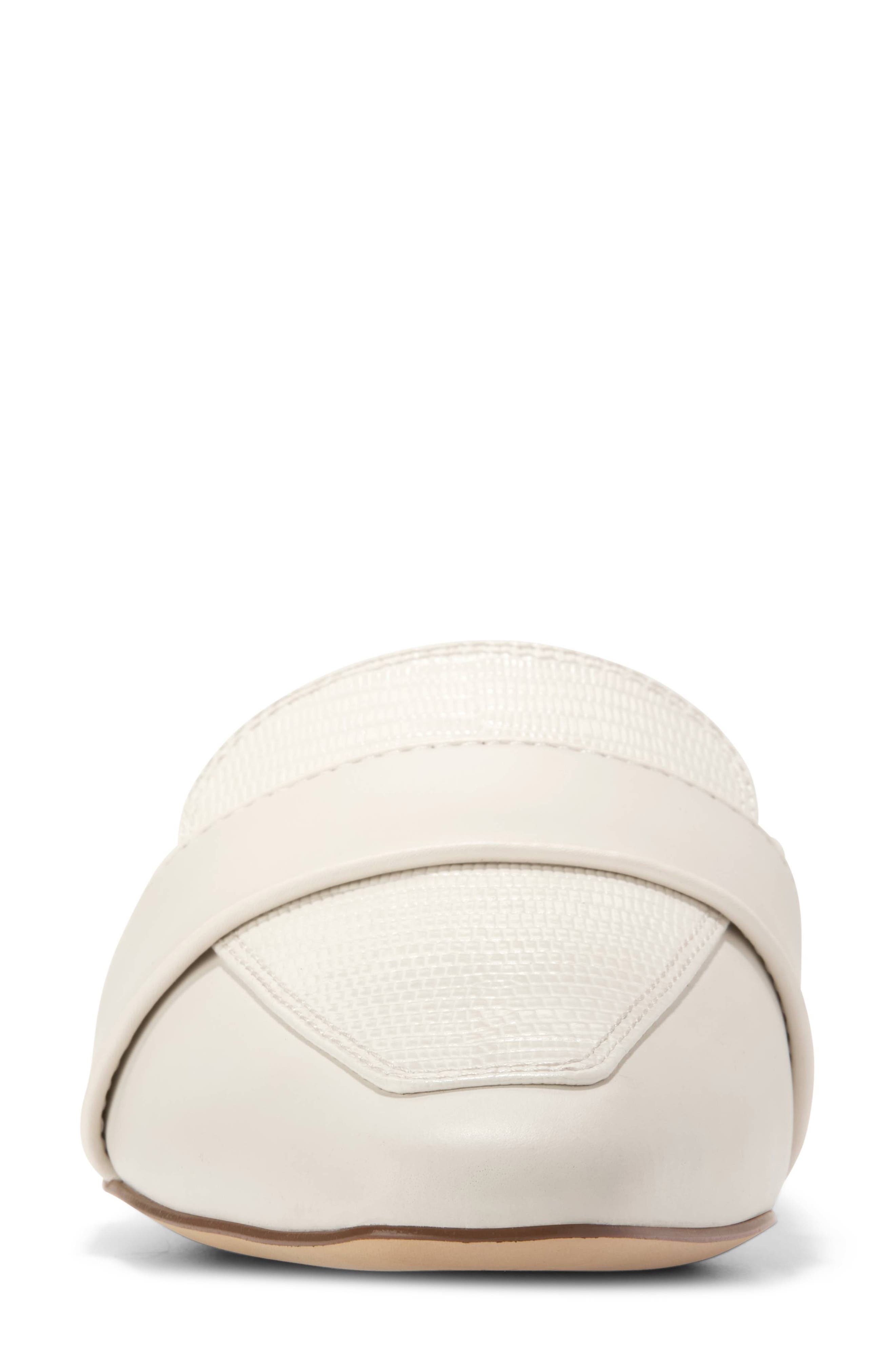 Cole Haan Pasha Mule, Alternate, color, Ivory Leather/ Ivory Lizard