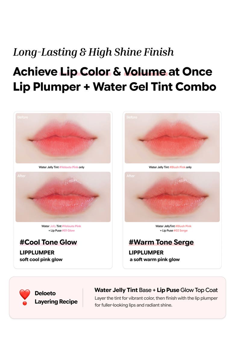 2-Pc. Water Jelly Lip Tint Set, Alternate, color, WJ02 Cherry Violet